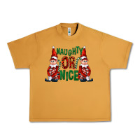 Peanut Butter Naughty or nice christmas elfs Urban Heavy Tee - FaDigitalArtStudio