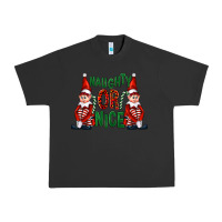 Pigment Black Naughty or nice christmas elfs Urban Heavy Tee - FaDigitalArtStudio