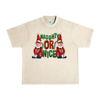 Sandshell Naughty or nice christmas elfs Urban Heavy Tee - FaDigitalArtStudio