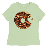 Matcha chocolate donut Ladies Tee - AdoDesignShop