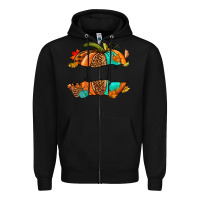 Black custom pumpkin name Zipper Hoodie - NancyCooperArtShop