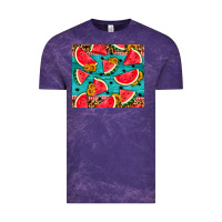 Cloud Purple watermelon and sunflowers Vintage Tee - HRA Design Shop