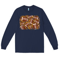 Navy american football background Long Sleeve Tee - JahusDesignShop
