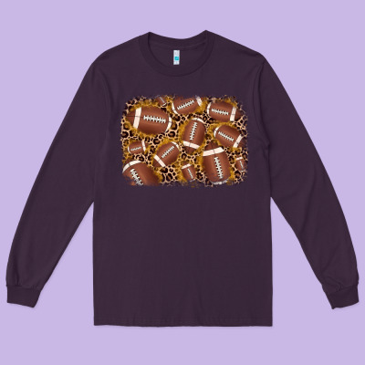 American Football Background Long Sleeve Tee Designed By Jahusdesignshop