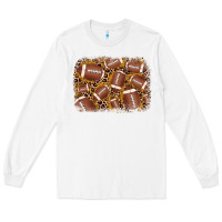 White american football background Long Sleeve Tee - JahusDesignShop