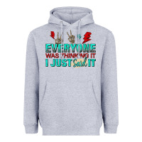 Heather Grey everyone was thinking it i just said Heavyweight Hoodie - NancyCooperArtShop