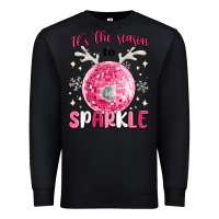 Black it's the season to sparkle Premium Sweatshirt - MaliasSmallBusiness