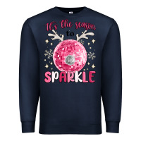 Navy it's the season to sparkle Premium Sweatshirt - MaliasSmallBusiness