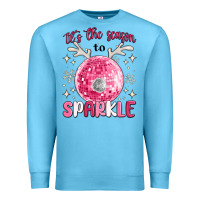 Ocean Blue it's the season to sparkle Premium Sweatshirt - MaliasSmallBusiness
