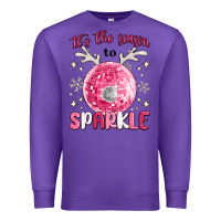 Purple it's the season to sparkle Premium Sweatshirt - MaliasSmallBusiness