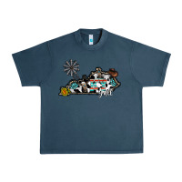 Midnight Navy ky yall western Urban Heavy Tee - CowhideDigitalArt