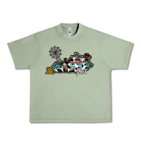 Oil Green ky yall western Urban Heavy Tee - CowhideDigitalArt