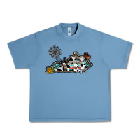 Pebble Blue ky yall western Urban Heavy Tee - CowhideDigitalArt