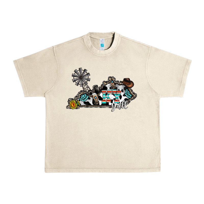 Ky Yall Western Urban Heavy Tee by CowhideDigitalArt | Teevron
