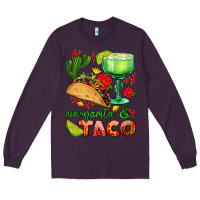 Plum margarita and taco Long Sleeve Tee - AdoDesignShop