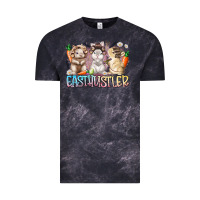 Cloud Black east hustler Vintage Tee - RacoonDesign