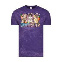 Cloud Purple east hustler Vintage Tee - RacoonDesign