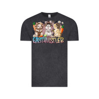 Vintage Black east hustler Vintage Tee - RacoonDesign