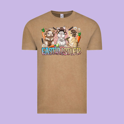 East Hustler Vintage Tee Designed By Racoondesign