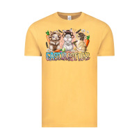 Vintage Mustard east hustler Vintage Tee - RacoonDesign