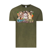 Vintage Olive east hustler Vintage Tee - RacoonDesign