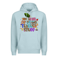 Blue Mist 100 days of doing teacher stuff Premium Hoodie - Artiststas