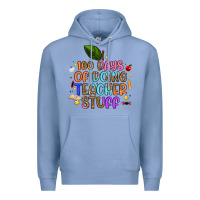 Colony Blue 100 days of doing teacher stuff Premium Hoodie - Artiststas