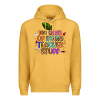 Mustard 100 days of doing teacher stuff Premium Hoodie - Artiststas