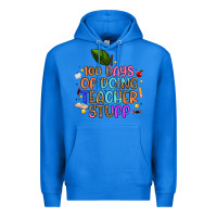 True Royal 100 days of doing teacher stuff Premium Hoodie - Artiststas