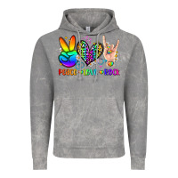 Cloud Rock peace love rock Vintage Hoodie - Zillion Design Studio