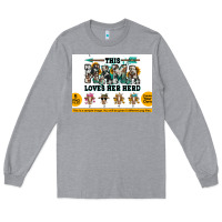 Heather Grey This mama  loves her herd goats Long Sleeve Tee - Jasminsmagicworld
