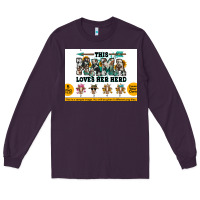 Plum This mama  loves her herd goats Long Sleeve Tee - Jasminsmagicworld