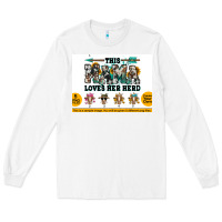 White This mama  loves her herd goats Long Sleeve Tee - Jasminsmagicworld