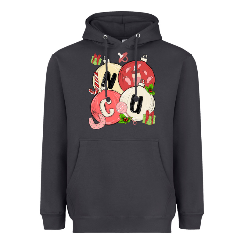 Nicu Nurse Christmas Heavyweight Hoodie by MaliasSmallBusiness | Teevron