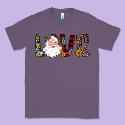 Love Santa Classic Tee Designed By Jahusdesignshop