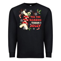 Black tis the season tıbıa jolly Premium Sweatshirt - MaliasSmallBusiness