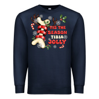 Navy tis the season tıbıa jolly Premium Sweatshirt - MaliasSmallBusiness