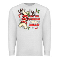 Oatmeal Heather tis the season tıbıa jolly Premium Sweatshirt - MaliasSmallBusiness