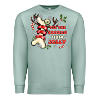 Seafoam tis the season tıbıa jolly Premium Sweatshirt - MaliasSmallBusiness