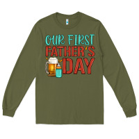 Army Green our first father's day Long Sleeve Tee - Artiststas