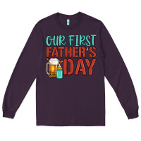 Plum our first father's day Long Sleeve Tee - Artiststas