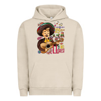 Pigment French Oak Ay, ay, ay canta y no llores! Urban Hoodie - NancyCooperArtShop