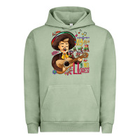 Pigment Oil Green Ay, ay, ay canta y no llores! Urban Hoodie - NancyCooperArtShop