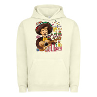 Pigment Pistachio Ay, ay, ay canta y no llores! Urban Hoodie - NancyCooperArtShop