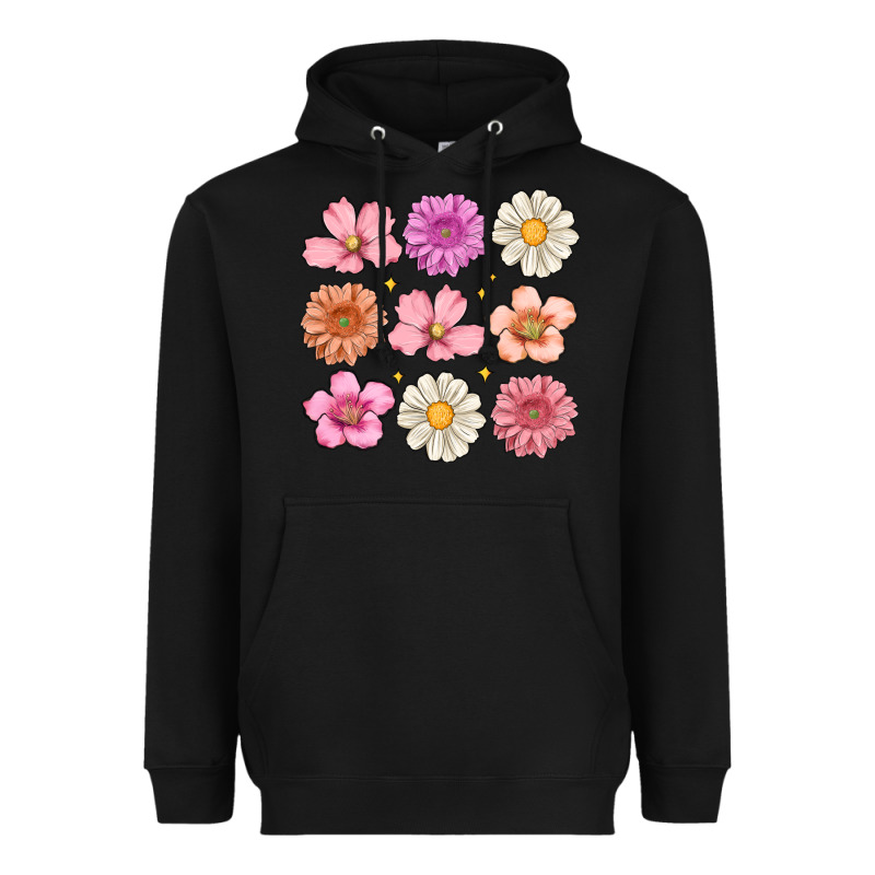 Flowers Heavyweight Hoodie by MaliasSmallBusiness | Teevron