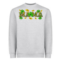 Heather Grey St. Patricks Day mama Heavyweight Sweatshirt - Neo Western