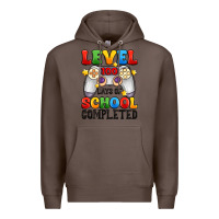 Coffee level 100 days of school completed Premium Hoodie - Artiststas