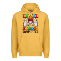 Mustard level 100 days of school completed Premium Hoodie - Artiststas