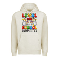 Oatmeal Heather level 100 days of school completed Premium Hoodie - Artiststas