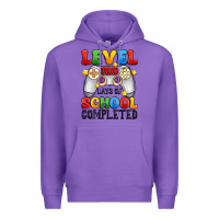 Purple level 100 days of school completed Premium Hoodie - Artiststas